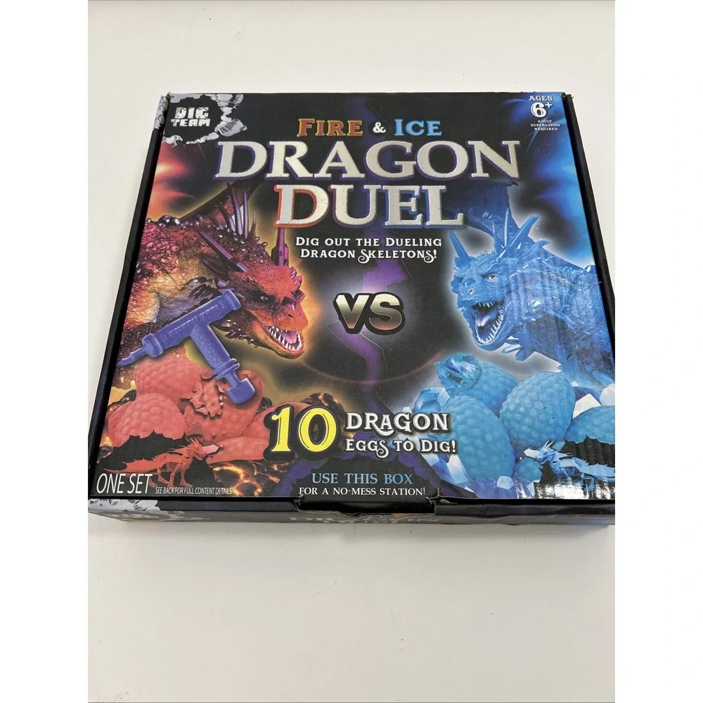 the dig team® fire & ice‎ dragon duel with 10 dragon eggs 6+ SKU 1920
